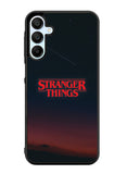 Stranger Things Logo in The Sky Samsung Galaxy A35 5G Case OV9824