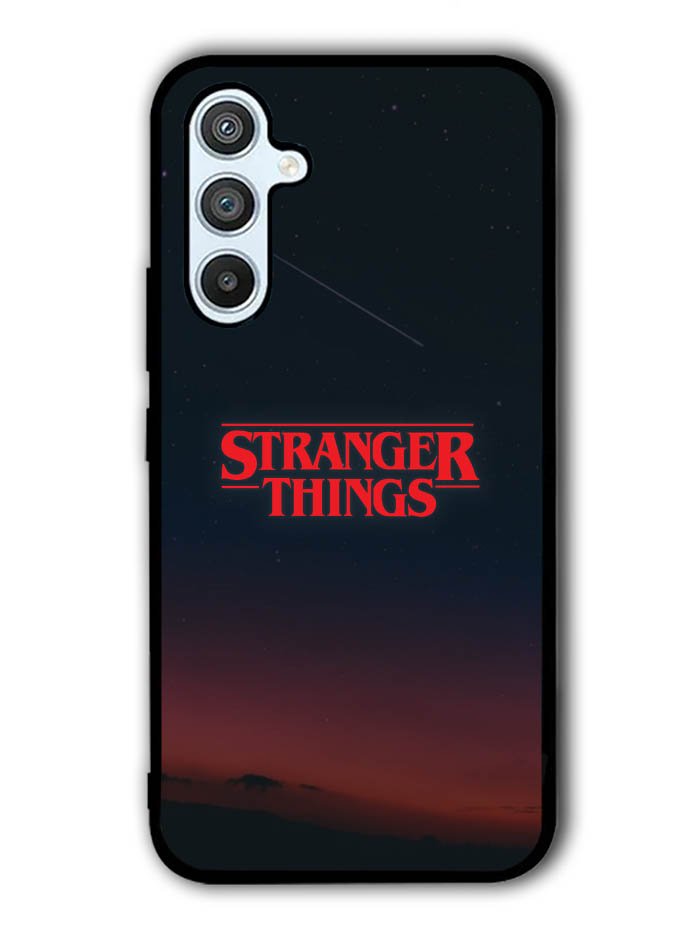 Stranger Things Logo in The Sky Samsung Galaxy A14 5G Case QC9824