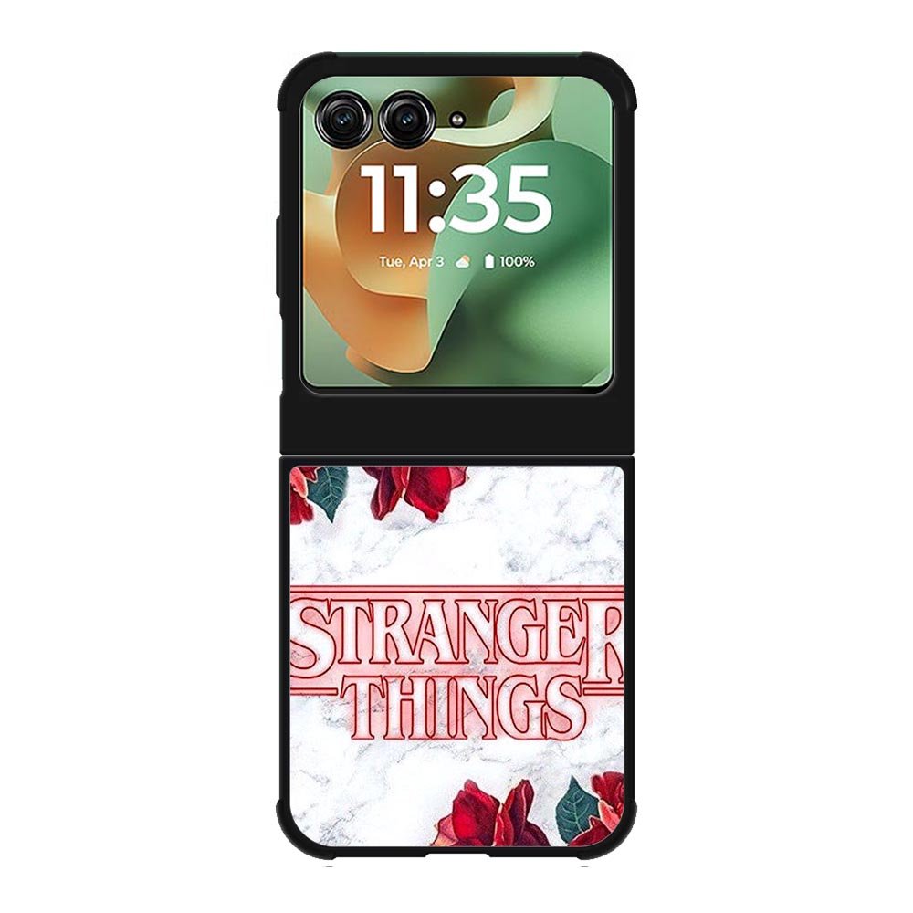 Stranger Things Rose Logo Motorola Moto RAZR 2025 Case OV9828