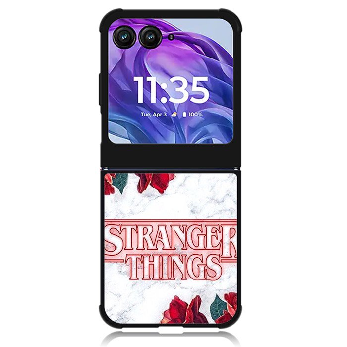 Stranger Things Rose Logo Motorola Moto Razr Plus 2024 , Moto Razr+ 2024 Case OV9828