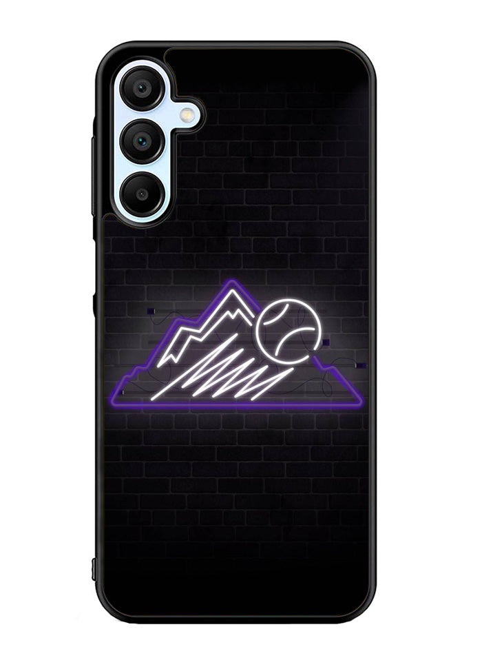 Colorado Rockies Neon Logo Samsung Galaxy A35 5G Case OV9811