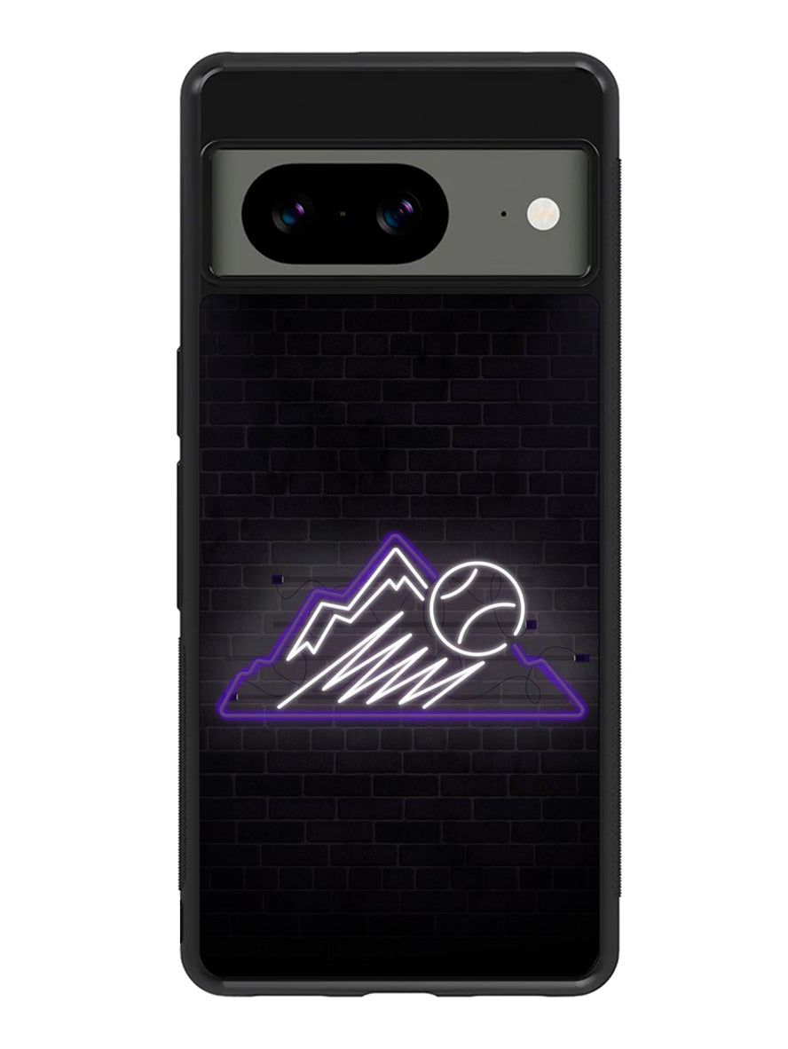 Colorado Rockies Neon Logo Google Pixel 8A Case QC9811