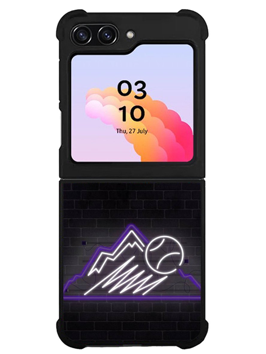 Colorado Rockies Neon Logo Samsung Galaxy Z Flip 5 5G 2023 Case OV9811
