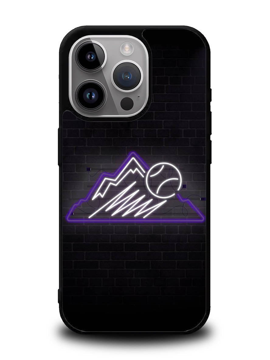 Colorado Rockies Neon Logo iPhone 16 Pro Case OV9811
