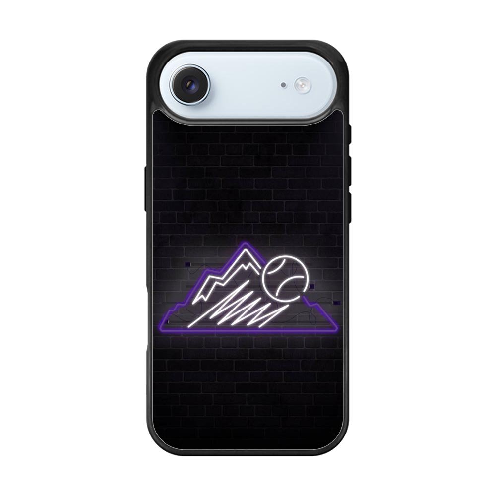 Colorado Rockies Neon Logo iPhone Air Case QC9811
