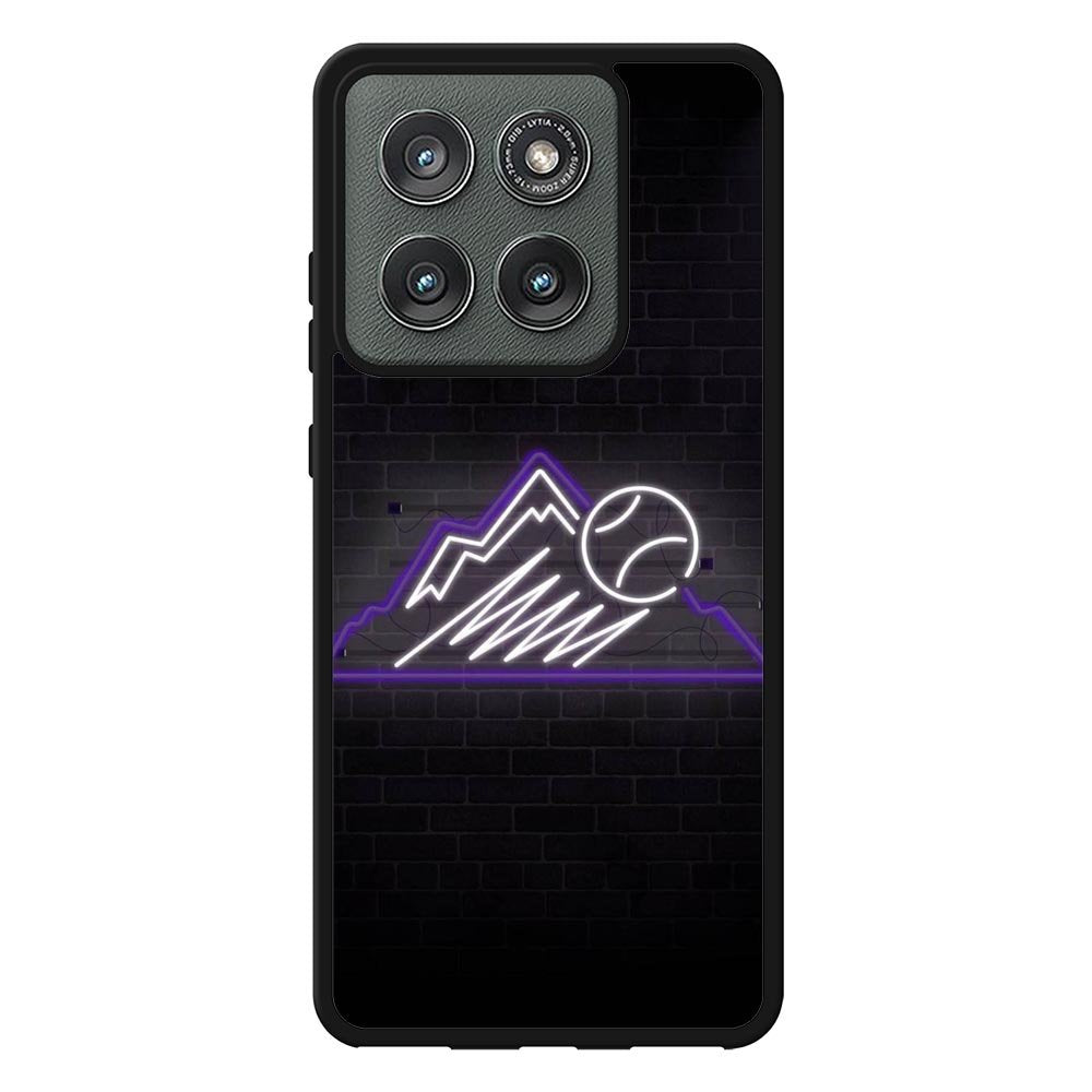 Colorado Rockies Neon Logo Motorola Moto Edge 2025 Case QC9811