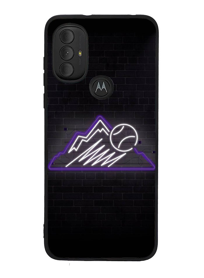 Colorado Rockies Neon Logo Motorola Moto G Pure 2021 , Moto G Power 2022 Case OV9811