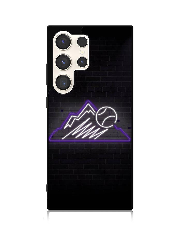 Colorado Rockies Neon Logo Samsung Galaxy S23 Ultra 5G Case QC9811