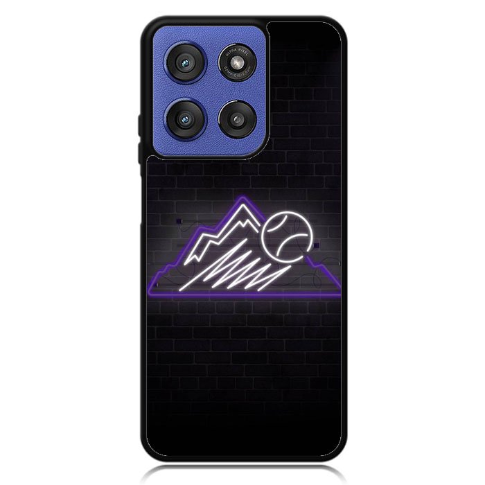 Colorado Rockies Neon Logo Motorola Moto G Stylus 5G 2025 Case OV9811