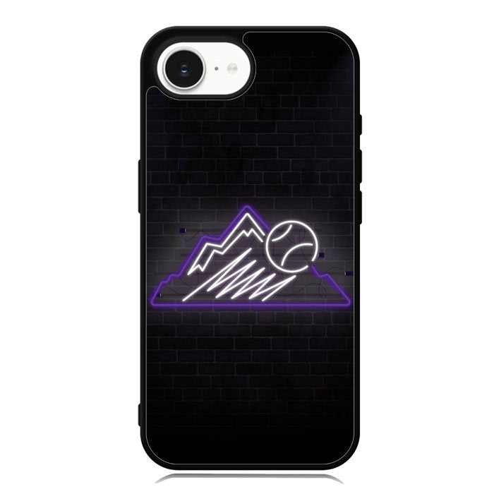 Colorado Rockies Neon Logo iPhone 16e Case OV9811