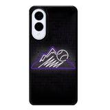 Colorado Rockies Neon Logo Samsung Galaxy S25 Edge 5G Case OV9811