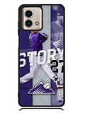 Trevor Story 27 Colorado Rockies Motorola Moto G Stylus 5G 2023 Case OV9832