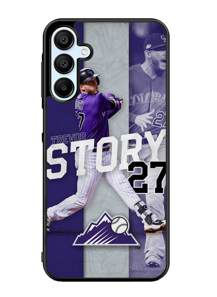 Trevor Story 27 Colorado Rockies Samsung Galaxy A35 5G Case OV9832