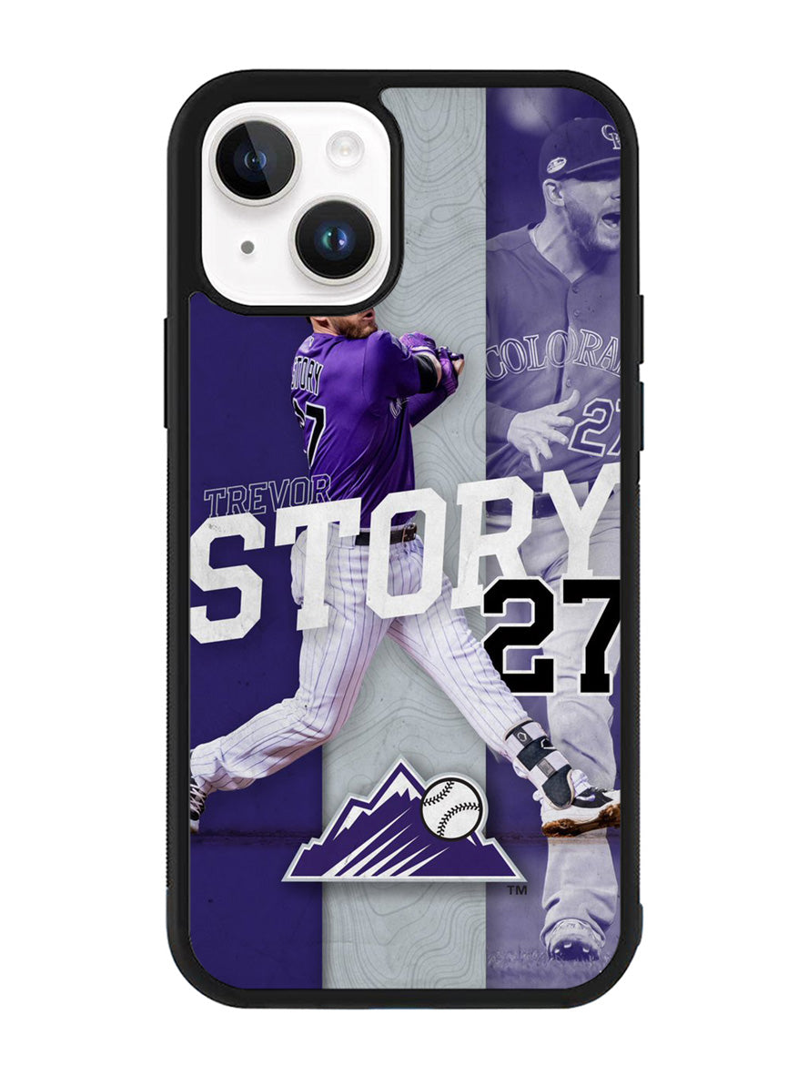 Trevor Story 27 Colorado Rockies iPhone 14 Case QC9832