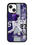 Trevor Story 27 Colorado Rockies iPhone 14 Case QC9832