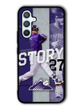 Trevor Story 27 Colorado Rockies Samsung Galaxy A14 5G Case QC9832
