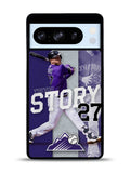 Trevor Story 27 Colorado Rockies Google Pixel 8 Pro Case QC9832