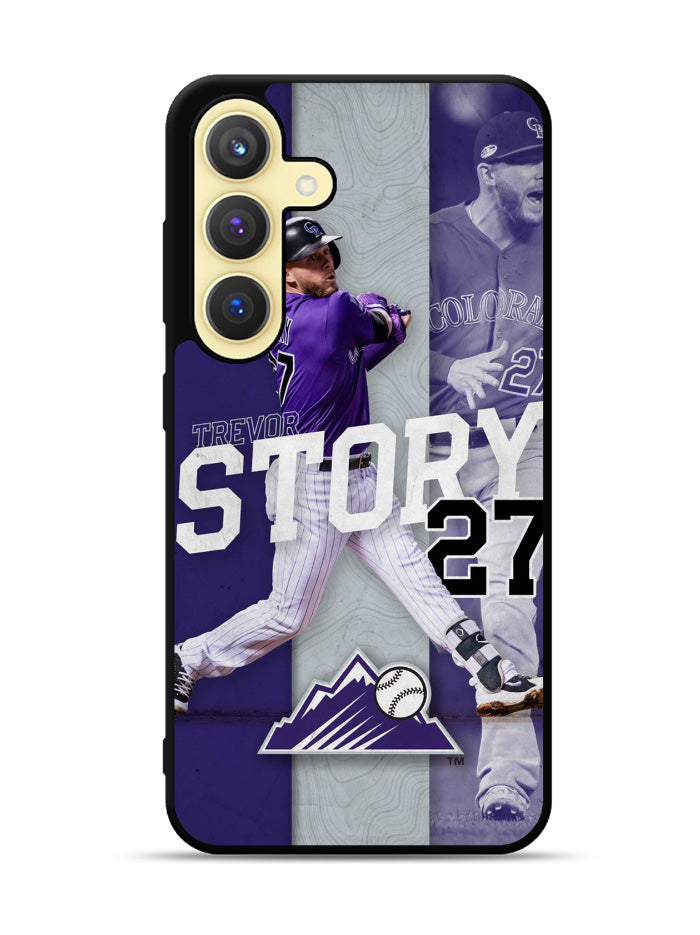 Trevor Story 27 Colorado Rockies Samsung Galaxy S25 Plus 5G , Samsung Galaxy S25+ 5G Case OV9832