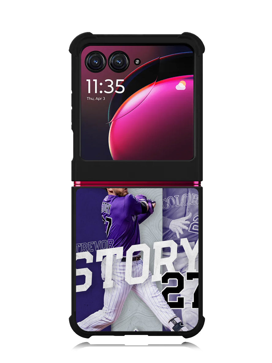 Trevor Story 27 Colorado Rockies Motorola Moto Razr Plus 2023 , Moto Razr+ 2023 Case OV9832