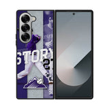 Trevor Story 27 Colorado Rockies Samsung Galaxy Z Fold 7 5G Case QC9832