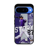 Trevor Story 27 Colorado Rockies Google Pixel 10 Case QC9832