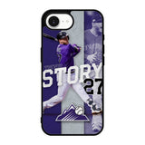 Trevor Story 27 Colorado Rockies iPhone 17e Case OV9832