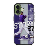 Trevor Story 27 Colorado Rockies iPhone 17 Case QC9832