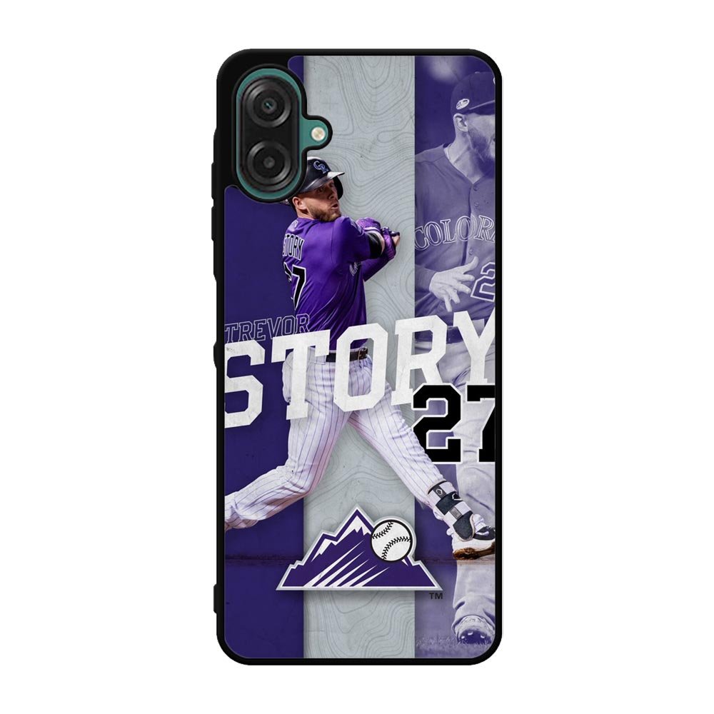 Trevor Story 27 Colorado Rockies Samsung Galaxy A07 Case QC9832