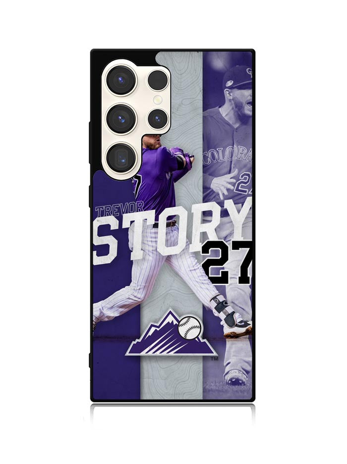 Trevor Story 27 Colorado Rockies Samsung Galaxy S23 Ultra 5G Case QC9832