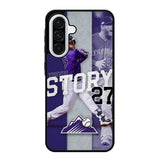 Trevor Story 27 Colorado Rockies Samsung Galaxy A36 5G Case RC9832