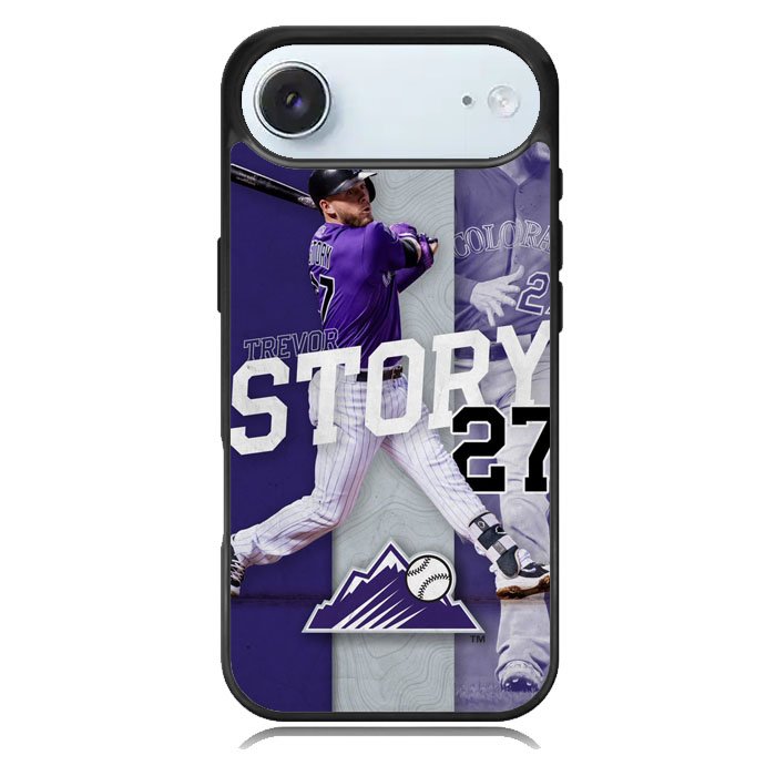 Trevor Story 27 Colorado Rockies iPhone 17 Air Case OV9832