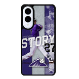 Trevor Story 27 Colorado Rockies Samsung Galaxy S25 Edge 5G Case OV9832
