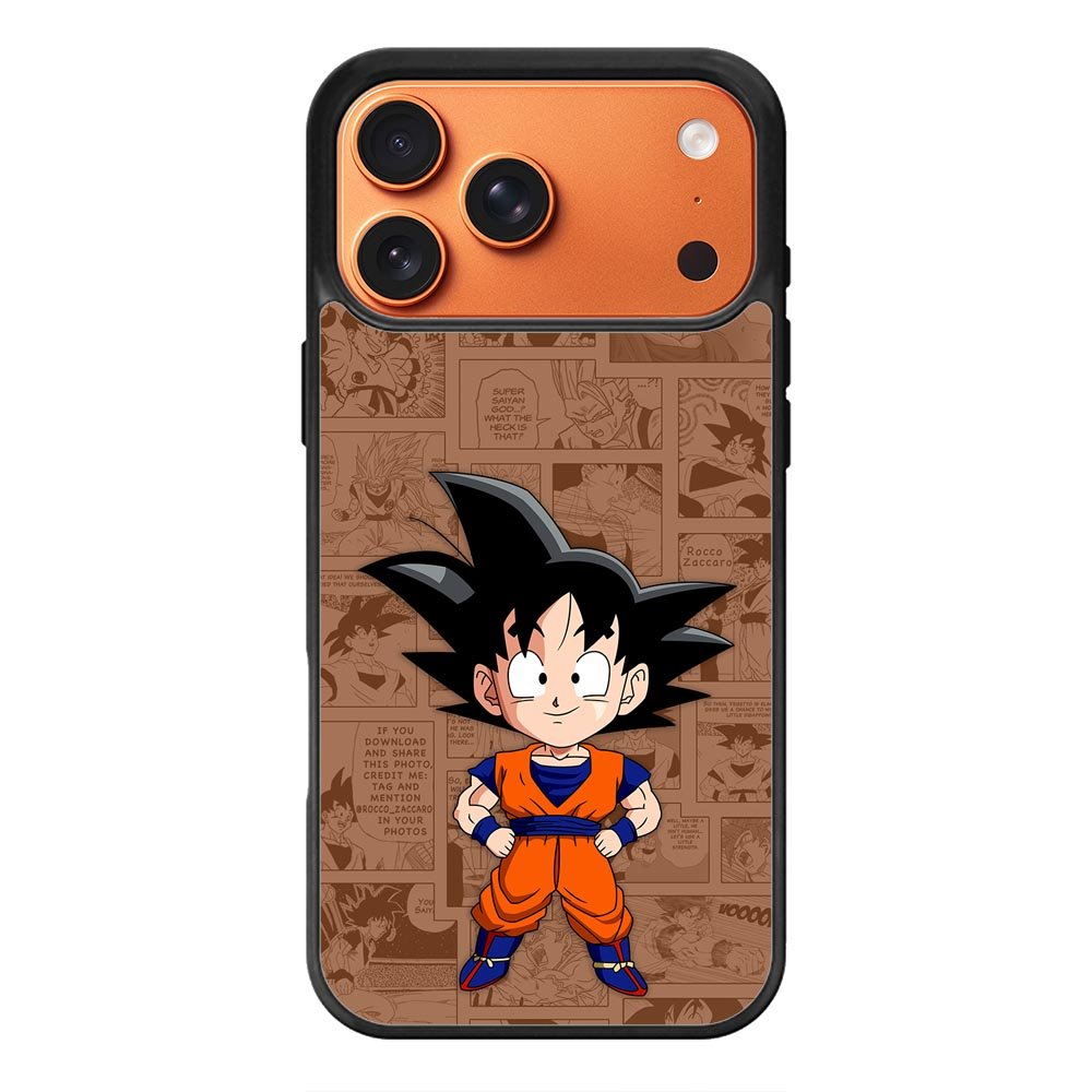 Son Goku Comic iPhone 17 Pro Case QC9848