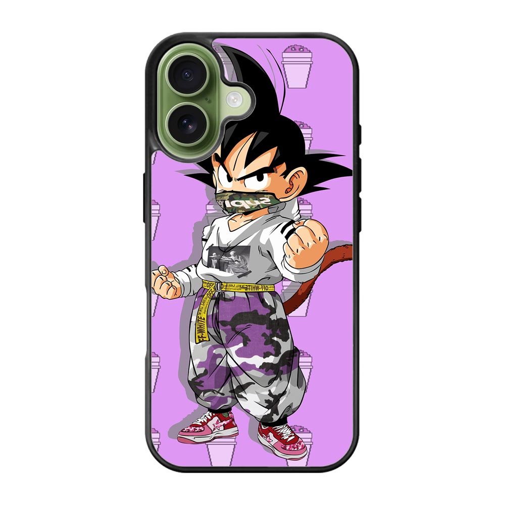 Goku Purple Hypebeast iPhone 17 Case QC9845
