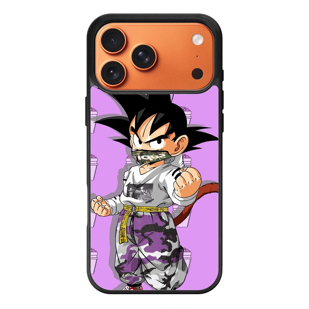 Goku Purple Hypebeast iPhone 17 Pro Case QC9845
