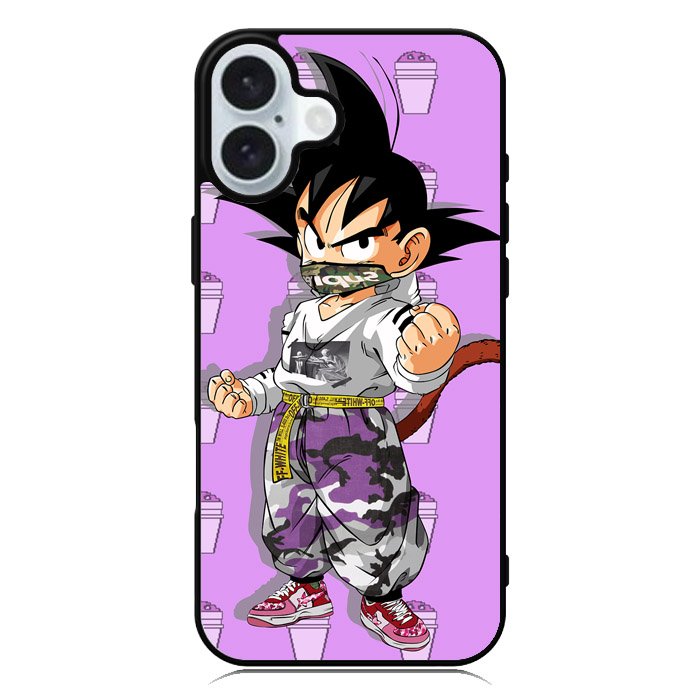 Goku Purple Hypebeast iPhone 16 Plus Case QC9845