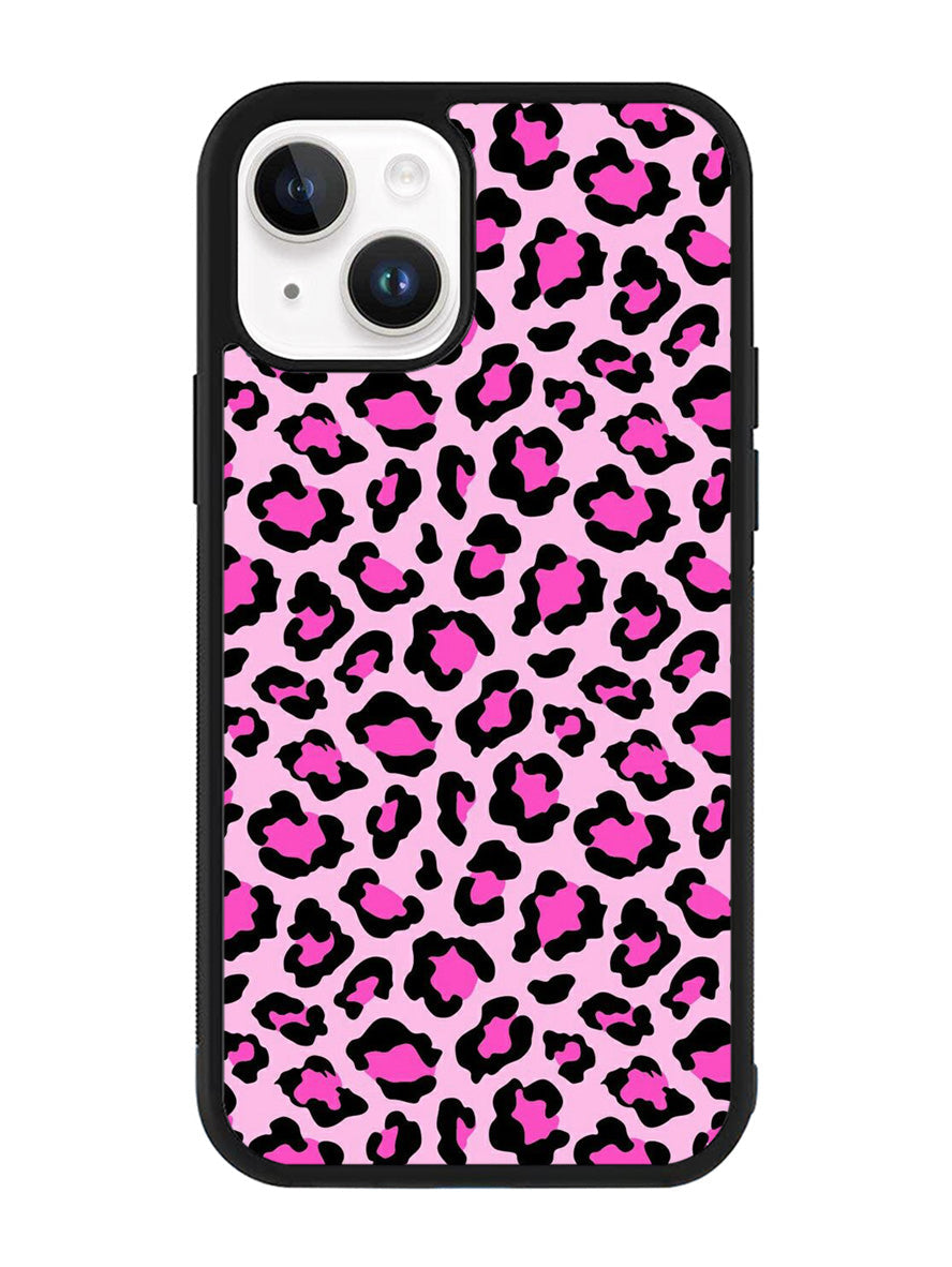 Leopard Pink Pattern iPhone 15 Plus Case OV9854