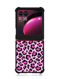 Leopard Pink Pattern Motorola Moto Razr Plus 2023 , Moto Razr+ 2023 Case OV9854