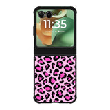 Leopard Pink Pattern Motorola Moto RAZR 2025 Case OV9854