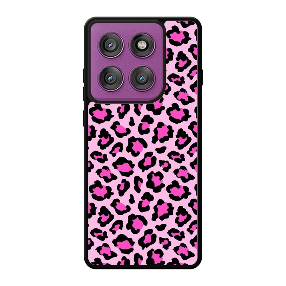 Leopard Pink Pattern Motorola Moto Edge 60 Pro Case OV9854