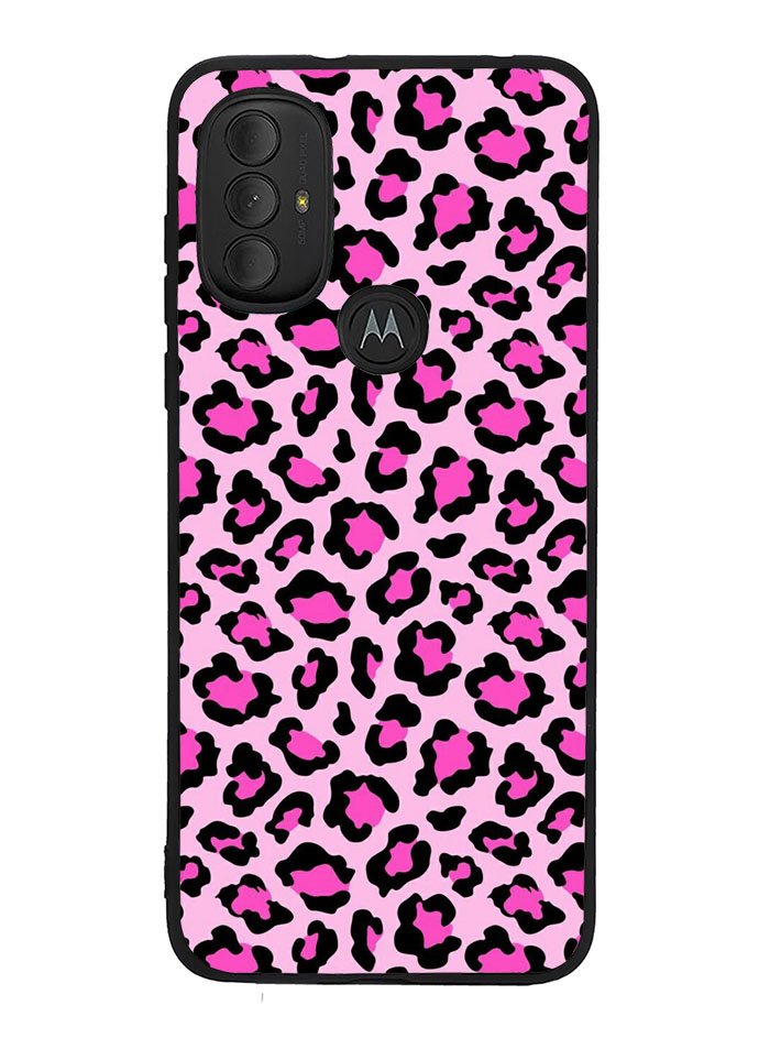 Leopard Pink Pattern Motorola Moto G Pure 2021 , Moto G Power 2022 Case OV9854