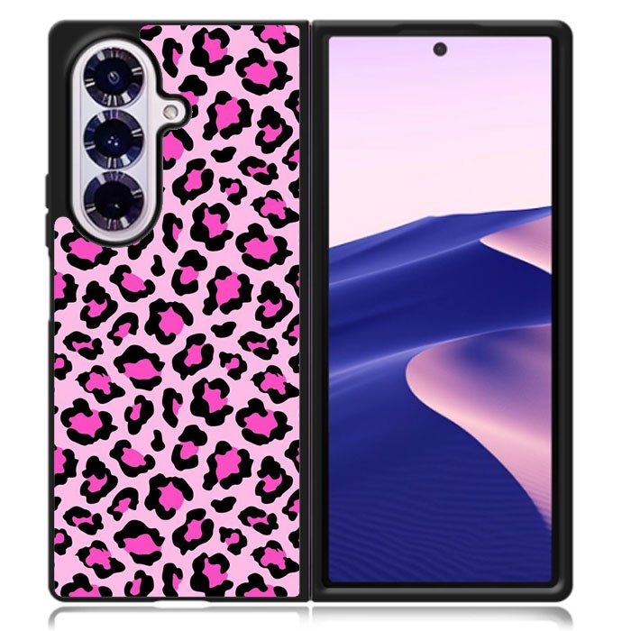 Leopard Pink Pattern Samsung Galaxy Z Fold 7 Case OV9854