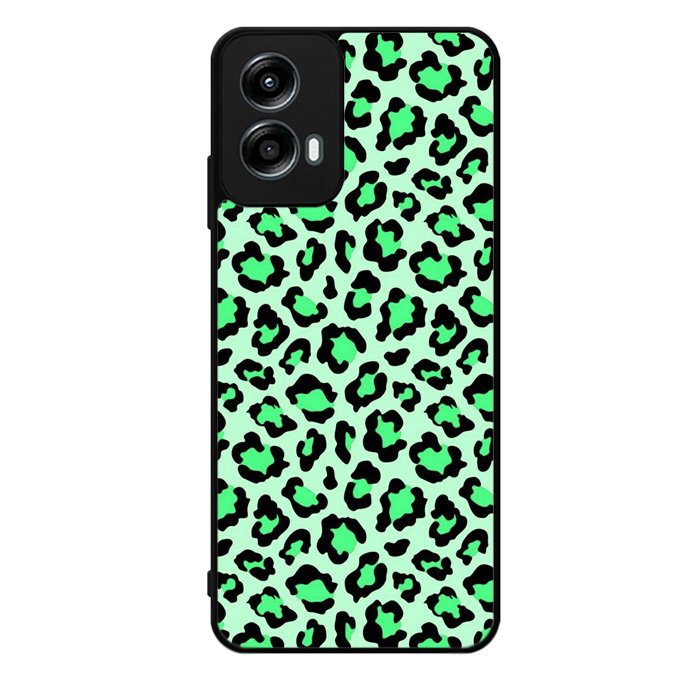 Leopard Green Pattern Motorola Moto G Play 2024 Case OV9851