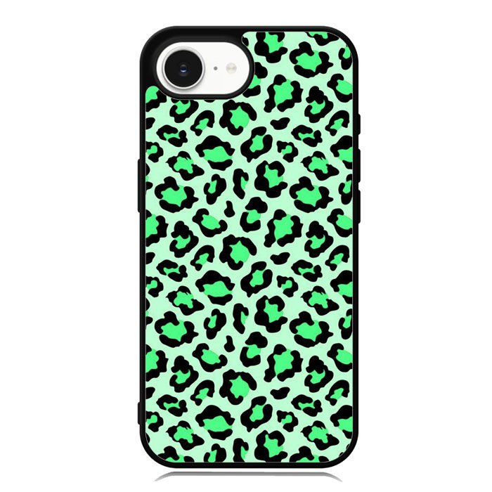 Leopard Green Pattern iPhone 16e Case OV9851