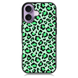 Leopard Green Pattern iPhone 17 Case OV9851