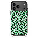 Leopard Green Pattern iPhone 17 Pro Case RC9851