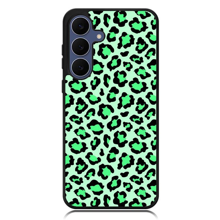 Leopard Green Pattern Samsung Galaxy S25 FE Case OV9851