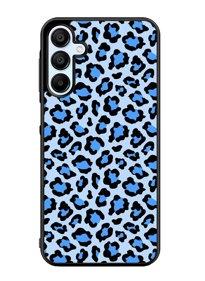 Leopard Blue Pattern Samsung Galaxy A35 5G Case OV9850