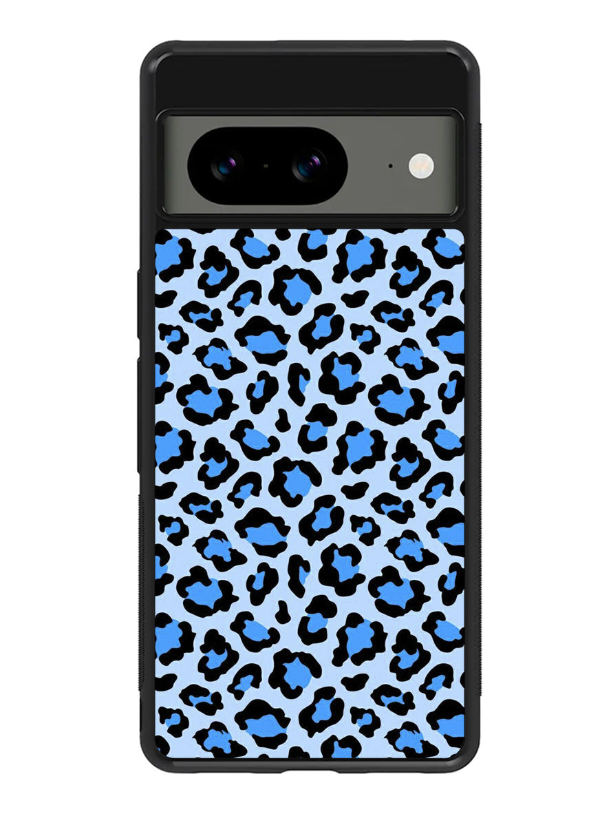 Leopard Blue Pattern Google Pixel 8A Case QC9850