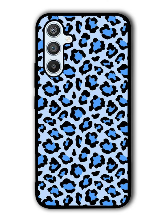 Leopard Blue Pattern Samsung Galaxy A14 5G Case QC9850